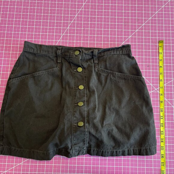 Button-Front Skort - Picture 5 of 6